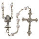 Communion rosary, pearl-like beads 5mm s1