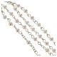 Pope Francis rosary, pearl-like white beads 4mm s3