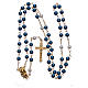 Rosary with pearl imitation silver setting 6 mm s4