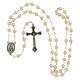 Rosario similperla Fatima 4 mm bianco s4