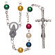 Missionary rosary imitation pearl beads 6 mm s2