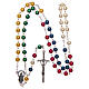 Missionary rosary imitation pearl beads 6 mm s4