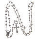 Imitation pearl rosary round beads 4 mm s4