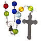 Rosary in multicoloured semi-pearl 10 mm s2