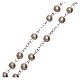 Imitation pearl rosary round white beads 5 mm s3