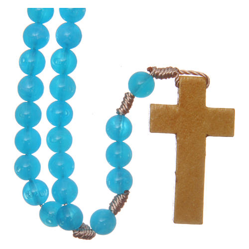 Rosary with silk thread with 7.5mm beads 1