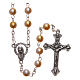 Semi-pearl rosary 6 mm s1