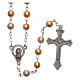 Semi-pearl rosary 6 mm s2