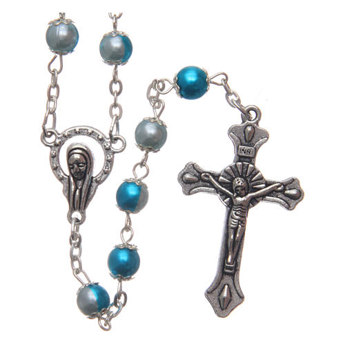 Semi-pearl rosary 6 mm 1