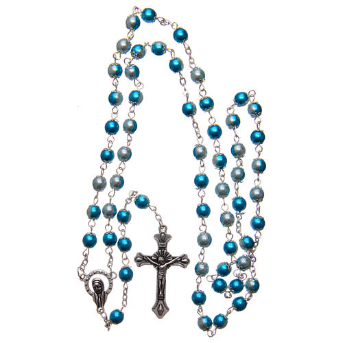 Semi-pearl rosary 6 mm 4