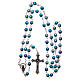 Semi-pearl rosary 6 mm s4