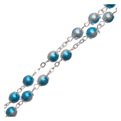 Imitation pearl rosary 6 mm 3
