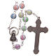 Multicoloured rosary 8mm beads s2