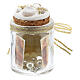 White single decade rosary in a glass jar, Holy Communion s4