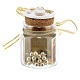 Ivory rosary in a glass jar, IHS, Holy Communion s4