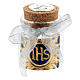 Decade rosary in glass bottle cork Communion s1
