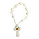 Decade rosary in glass bottle cork Communion s3