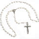 Heart-shaped beads pearled rosary s7