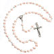 Heart-shaped beads pearled rosary s5