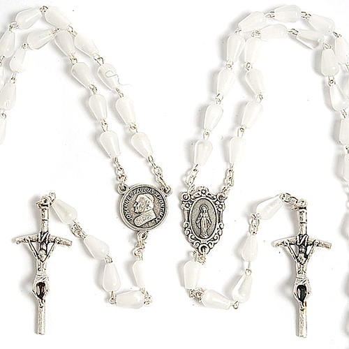 Mother of pearl effect rosary 1