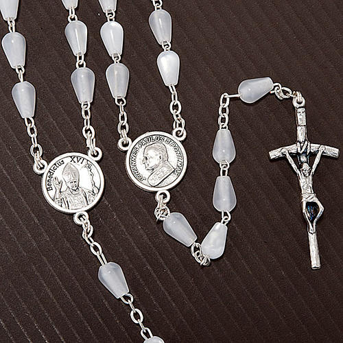Mother of pearl effect rosary 4