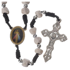 Rosary beads Medjugorje stone and string