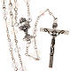 First Communion transparent beads rosary s1