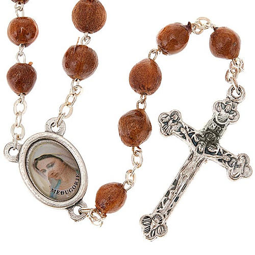 Medjugorje rosary beads seeds metal 1