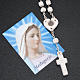 Coroncina Medjugorje cuore pietra bianca s2