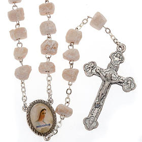 Terços Medjugorje: Terço Medjugorje pedra branca