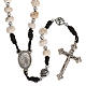 Medjugorje stone corded rosary s1