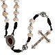 Medjugorje stone corded rosary s3