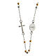 316L steel rosary, wearable, two-tone 2 mm beads, circumference 45 cm s3
