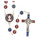 Metal rosary of Saint Benedict 10 mm s2
