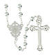 Rosary of Our Lady of Graces, 0.24-inch clear glass beads s2