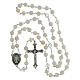 Rosary of the Miraculous Mary in mottled glass 8mm s4