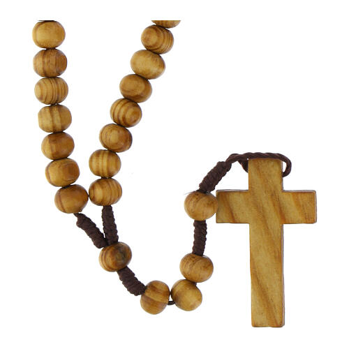 Wooden rosary necklace of Jubilee 2025 2