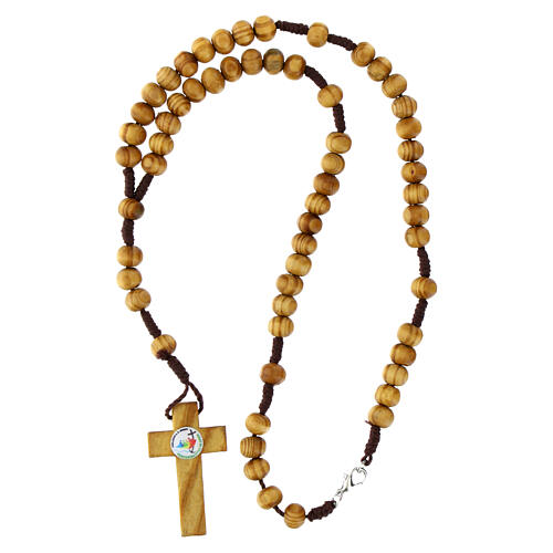 Wooden rosary necklace of Jubilee 2025 4