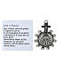 Single decade rosary of Jubilee 2025, alloy, medal of 1.6 in s4