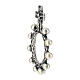 Single decade rosary ring, copper alloy, 0.7 in s2