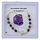 Amethyst decade rosary bracelet accessory s3