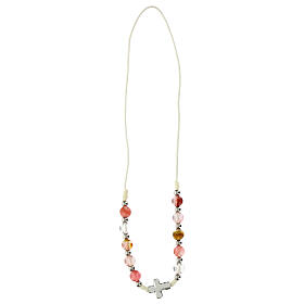 Decade rosary bracelet in Bead Quartz