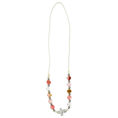 Decade rosary bracelet in Bead Quartz 2