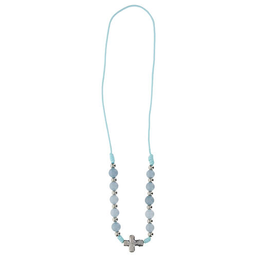 Angelite Stone Decade Bracelet 2