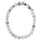 White howlite elastic bracelet s2