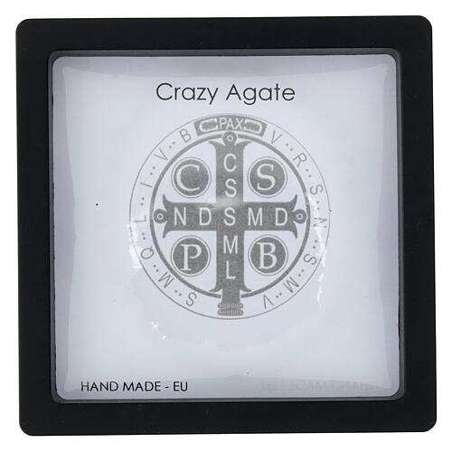 Armband, elastisch, Crazy-Achat-Perlen 5 mm 4