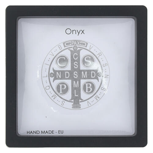 Armband, elastisch, Onyx-Perlen 4