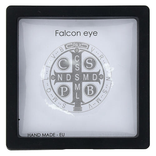 Armband, elastisch, Falkenauge-Perlen 5 mm 4