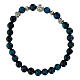 Bracciale pietra occhio di falco elastico s1