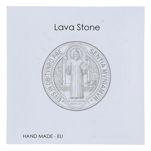 Armband, elastisch, Vulkangestein-Perlen 4